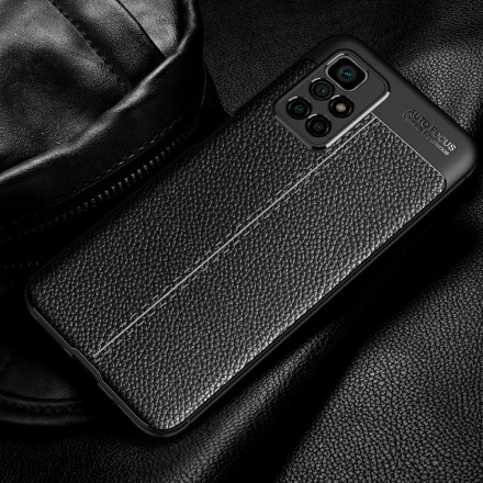 Xiaomi Redmi 10 Leather Case Lychee Effect Double Line