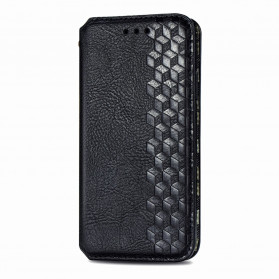 Flip Cover Xiaomi Redmi 10 Effet Cuir Texture Diamant