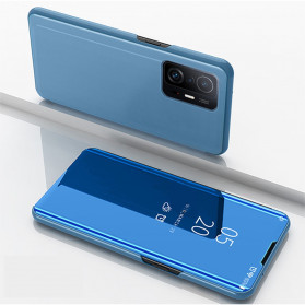 View Xiaomi 11T / 11T Pro Cover Miroir et Simili Cuir