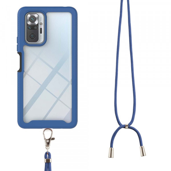 Xiaomi Redmi Note 10 Pro Hybrid Case with Drawstring and Coloured Border