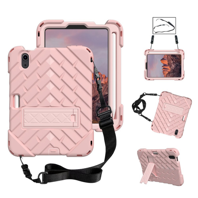 iPad Mini 6 (2021) Super Resistant Case with Stand and Shoulder Strap