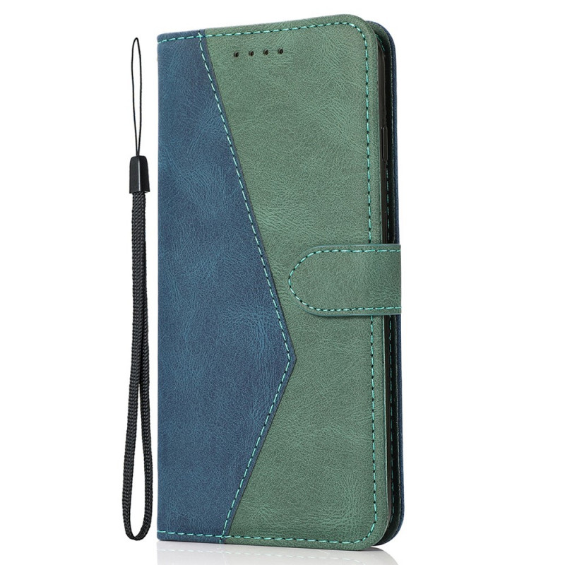 Case Xiaomi Redmi Note 10 Pro Faux The
ather Two-tone Triangle