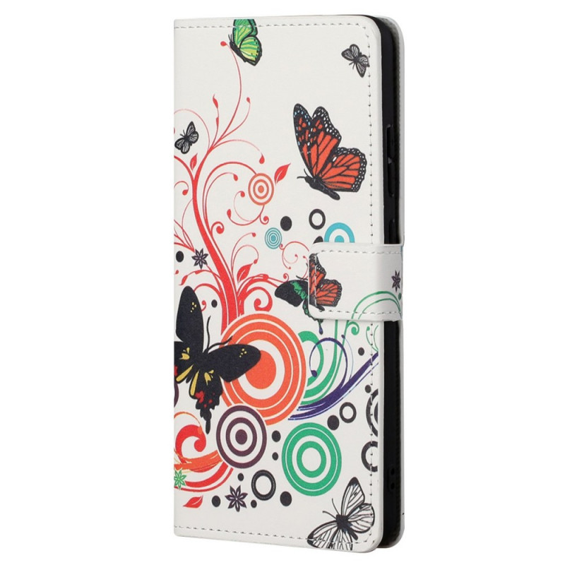 Case Poco M4 Pro 5G Butterflies and Flowers