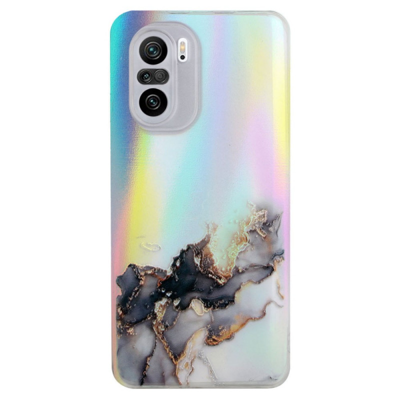 Case Poco F3 / Xiaomi Mi 11i 5G Marble Laser Effect