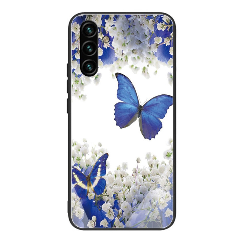 Case Samsung Galaxy A13 5G / A04s Tempered Glass Butterflies Design