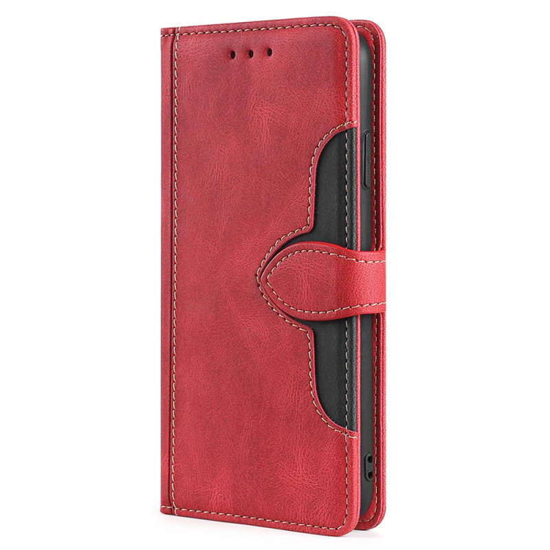Samsung Galaxy M32 Two-tone Simulated The
ather Case Stylish