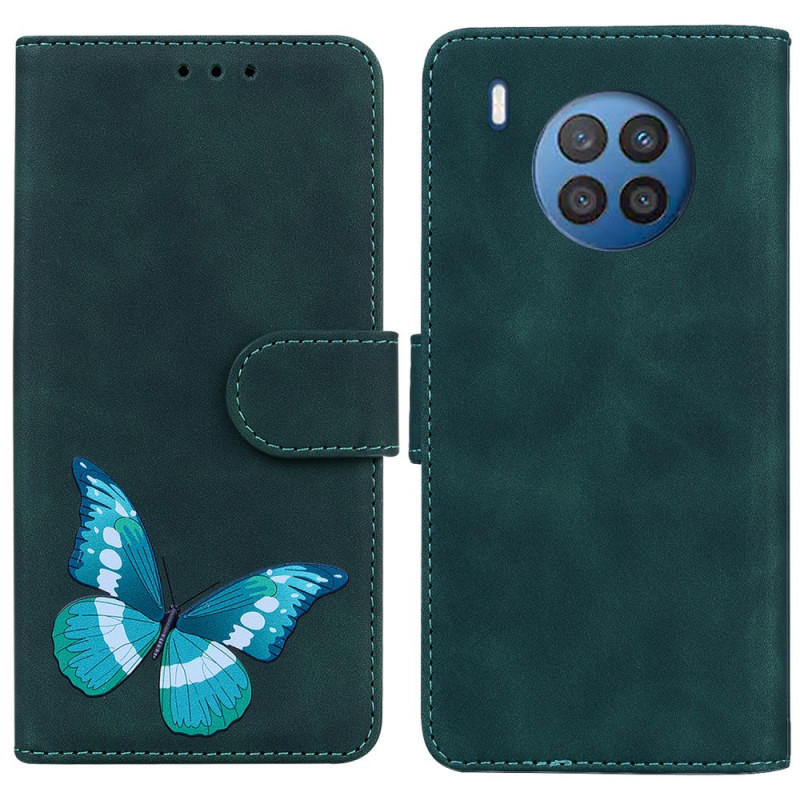 Honor 50 Lite / Huawei Nova 8i Skin-Touch Butterfly Case