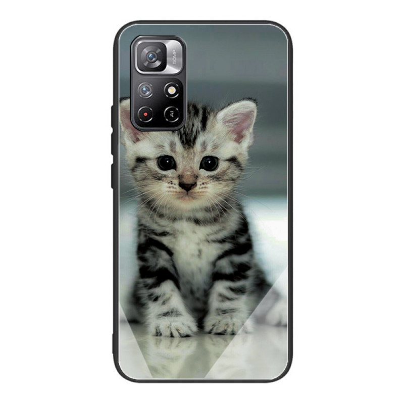 Case Poco M4 Pro 5G Tempered Glass Kitten