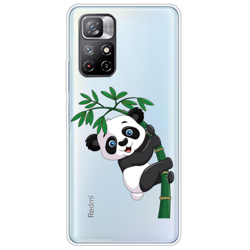 Case Poco M4 Pro 5G Panda On Bamboo