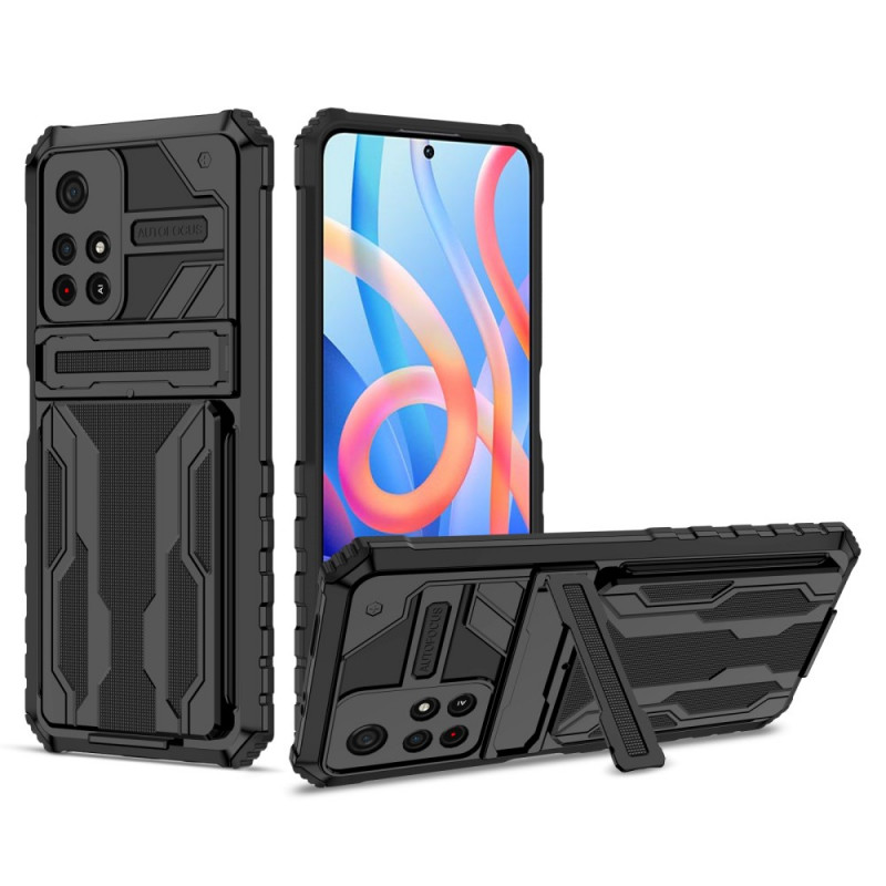 Case Poco M4 Pro 5G Sliding Card Holder and Stand