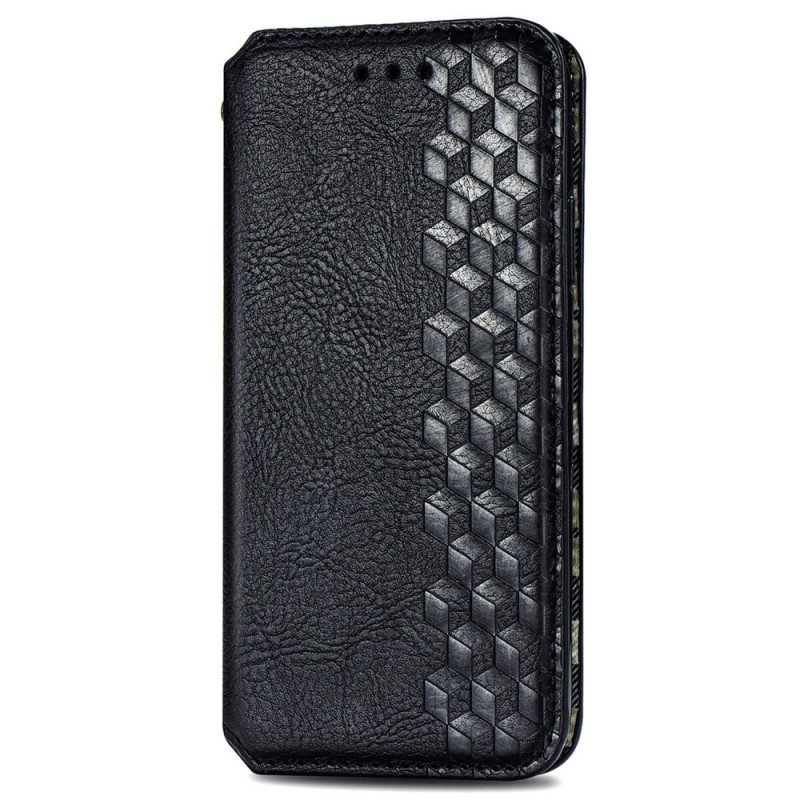Flip Cover Poco M4 Pro 5G The
ather Effect Diamond Texture