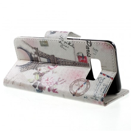 Cover Samsung Galaxy S8 Plus Eiffel Rétro