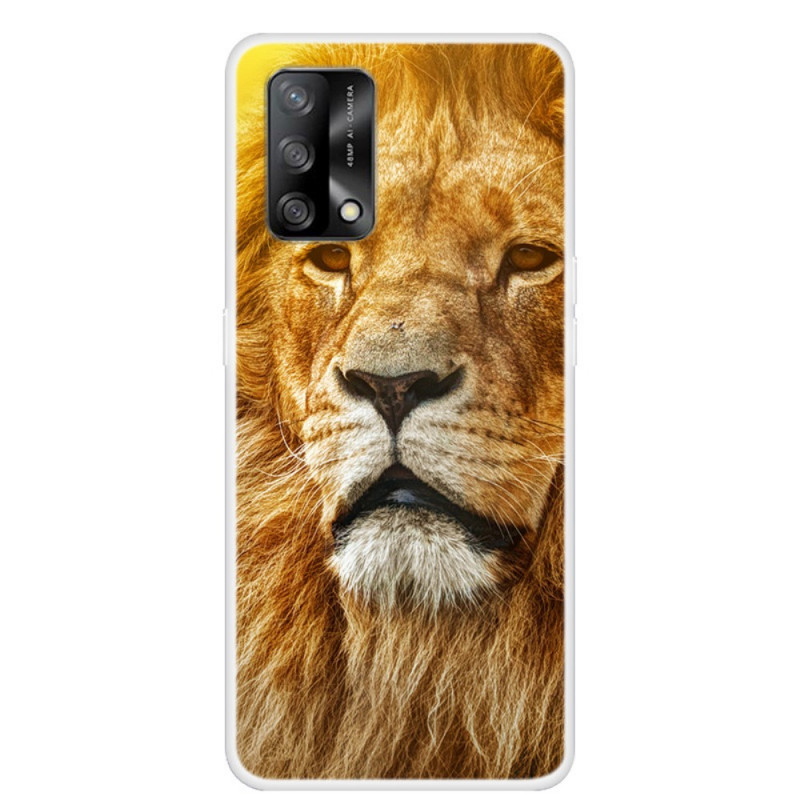 Oppo A74 4G Lion Case
