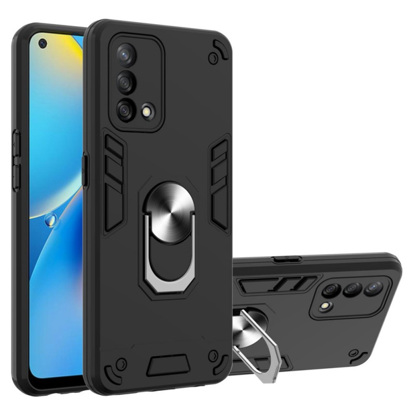 Oppo A74 4G Detachable Case
 Metallic Ring Support