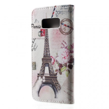 Cover Samsung Galaxy S8 Tour Eiffel Rétro