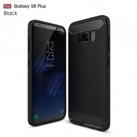 Samsung Galaxy S8 Plus Brushed Carbon Fiber Case