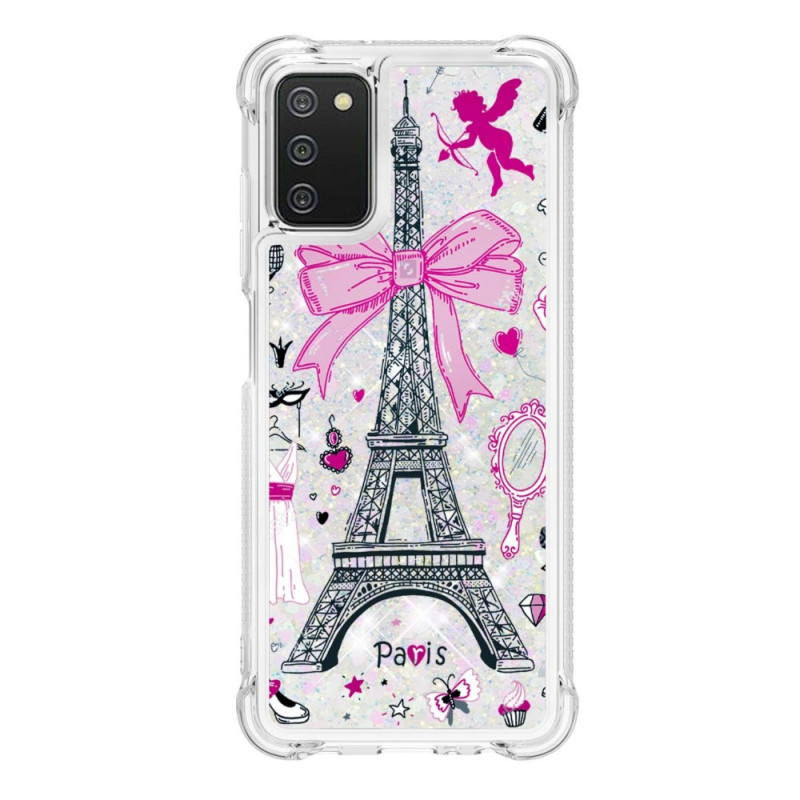 Samsung Galaxy A03s Case The Eiffel Tower Glitter