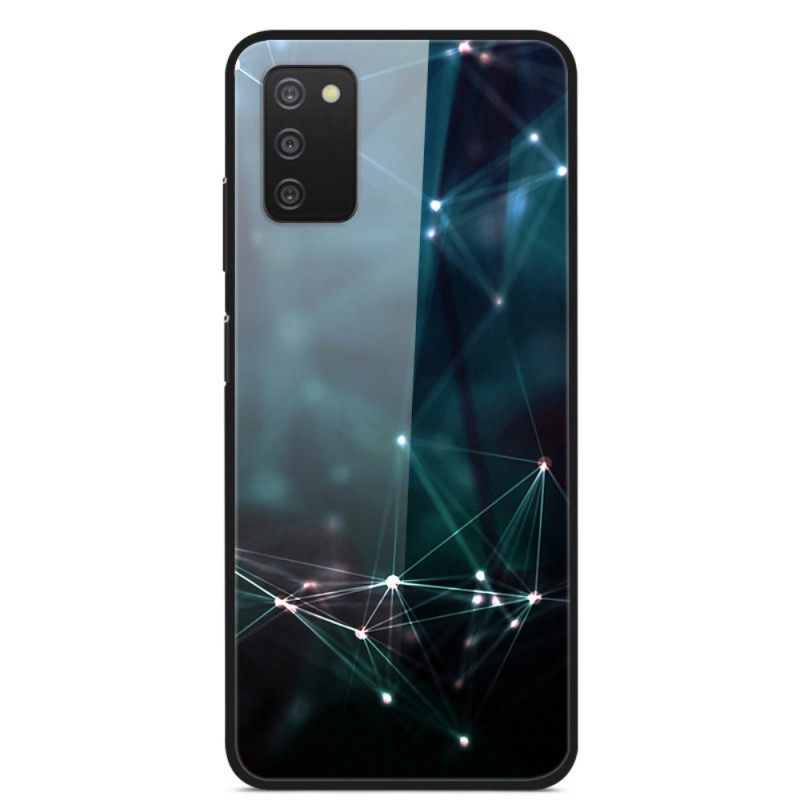 Samsung Galaxy A03s Tempered Glass Case Abstract Colours