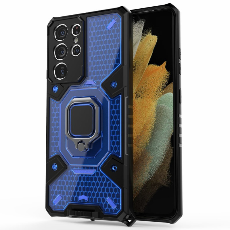 Samsung Galaxy S21 Ultra 5G Honeycomb Case with Ring