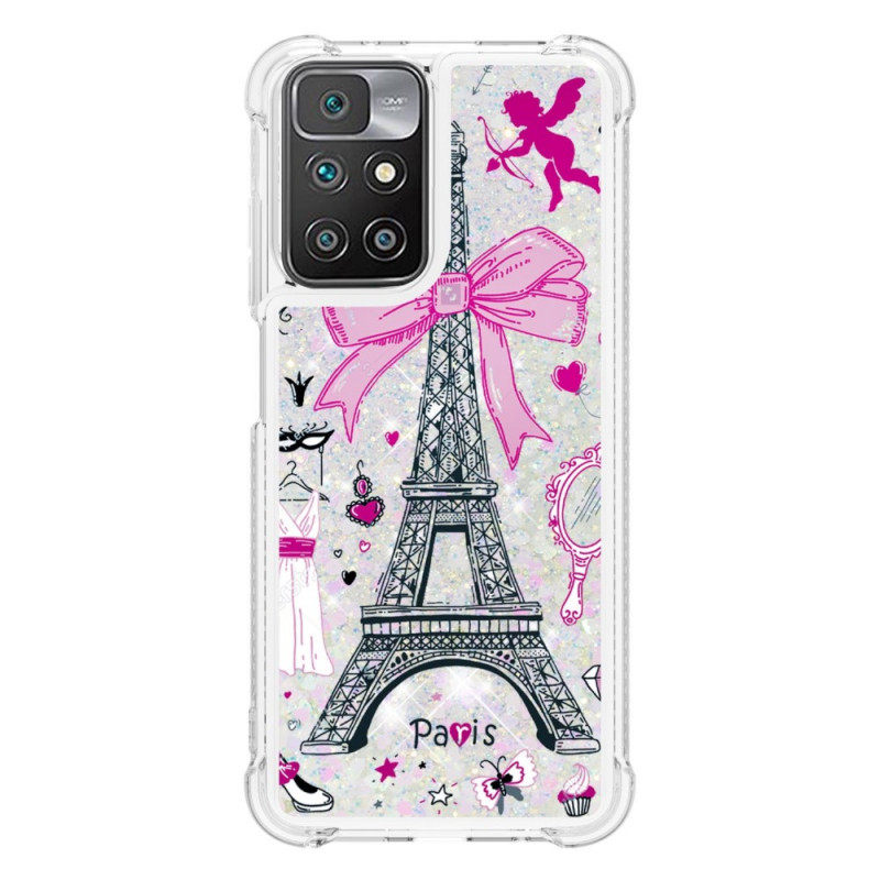 Xiaomi Redmi 10 Case The Eiffel Tower Glitter