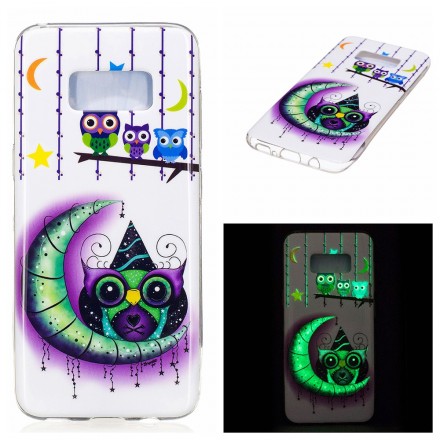 Samsung Galaxy S8 Owl Cover in Fluorescent Rant