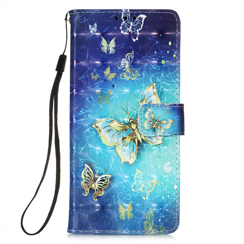 Xiaomi Redmi 10 Gold Butterfly Case