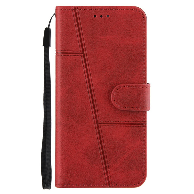 Xiaomi Redmi 10 Geometric The
ather Strap Case