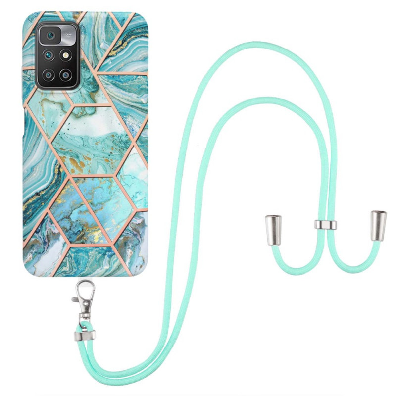 Xiaomi Redmi 10 Marble Style String Case