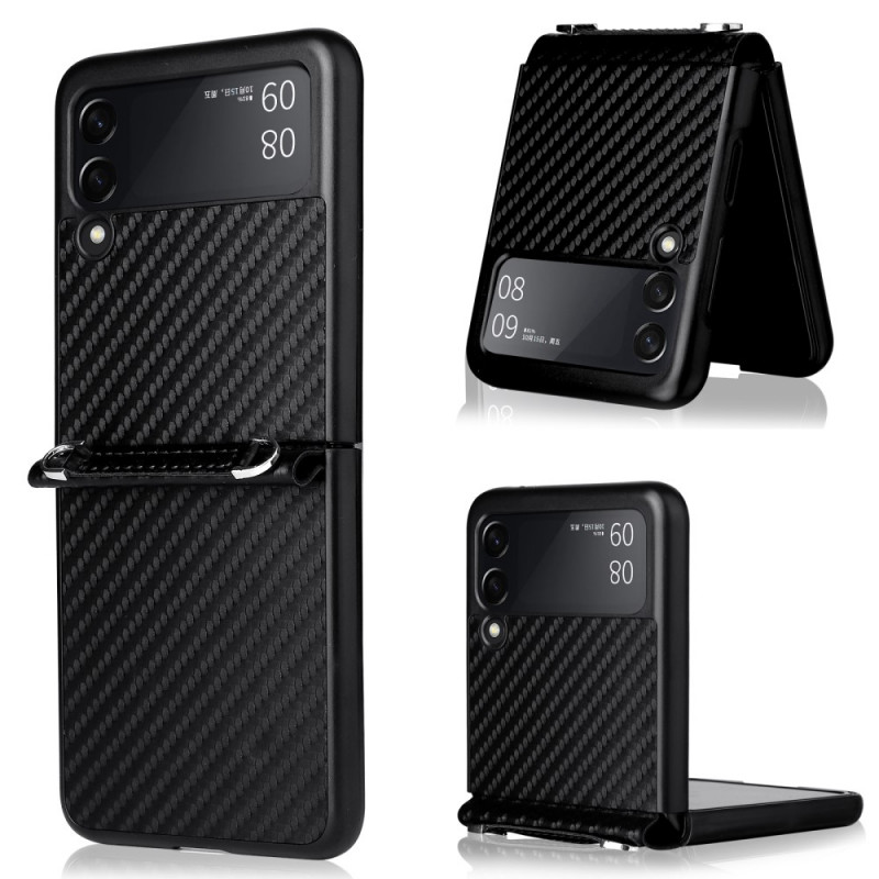 Samsung Galaxy Z Flip 3 5G Carbon Fibre Case With Strap