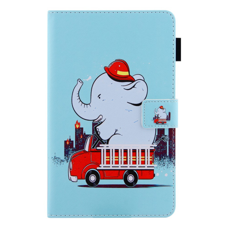 Samsung Galaxy Tab A8 Case (2022) / (2021) Firefighter Elephant