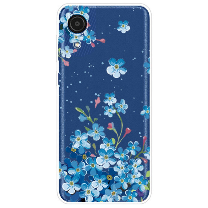 Samsung Galaxy A03 Core Blue Flower Case