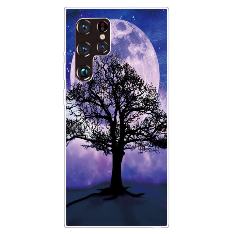Samsung Galaxy S22 Ultra 5G Tree and Moon Case