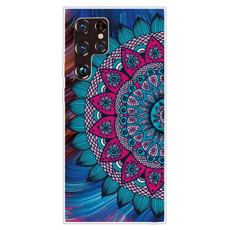 Samsung Galaxy S22 Ultra 5G Case Mandala Coloured