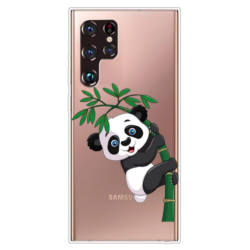 Samsung Galaxy S22 Ultra 5G Case Panda On Bamboo