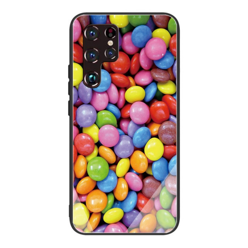 Samsung Galaxy S22 Ultra 5G Hardcover Candy Glass Case