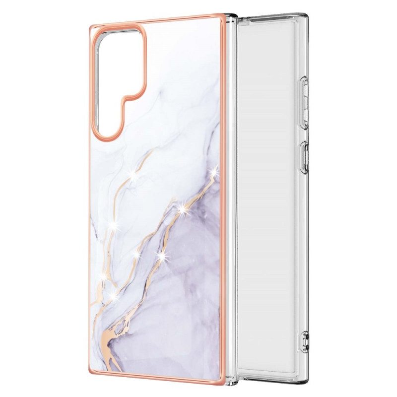 Samsung Galaxy S22 Ultra 5G Flexible Marble Style Case