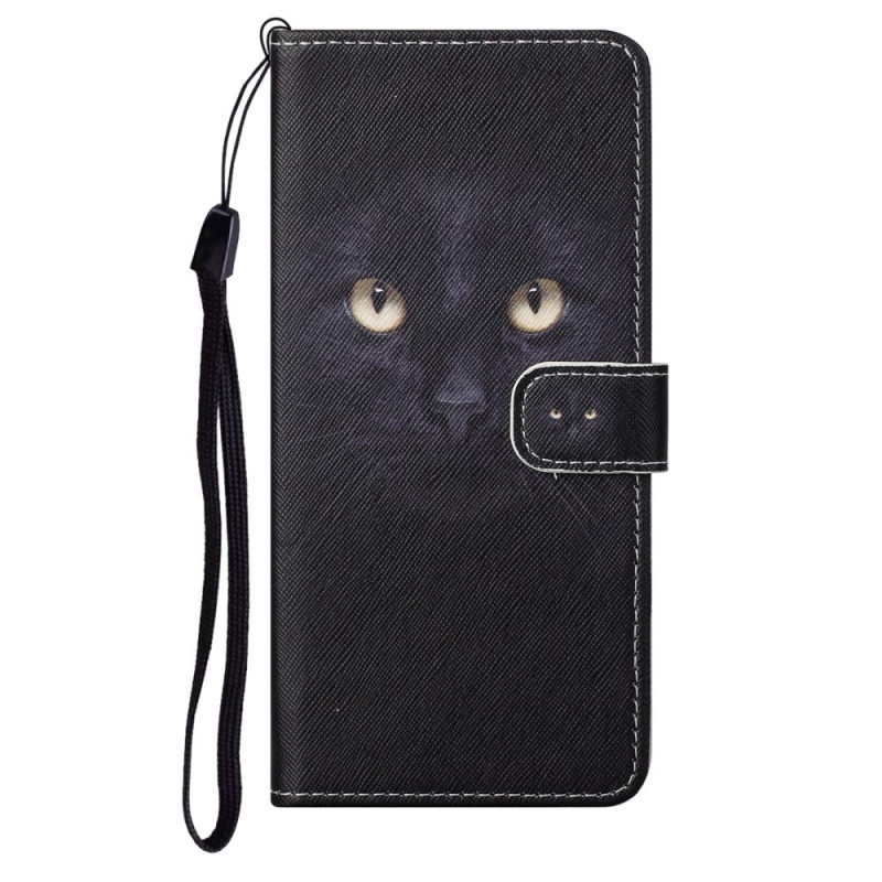 Moto G71 5G Black Cat Eye Strap Case