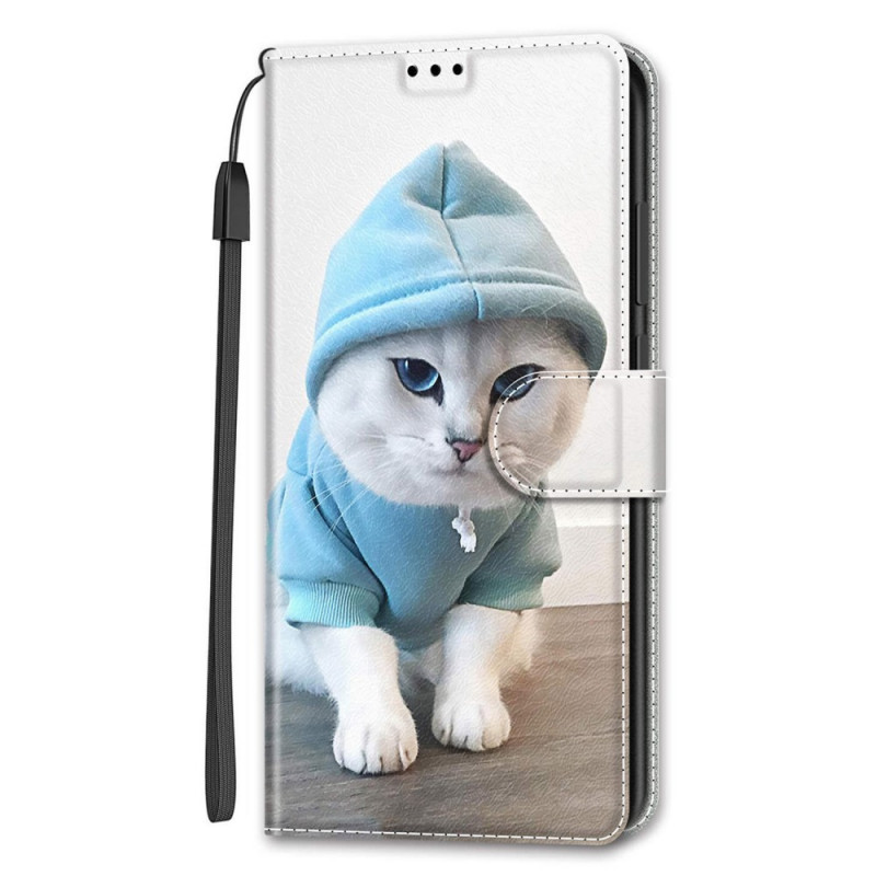 Samsung Galaxy S22 Ultra 5G Lanyard Cat Fan Case