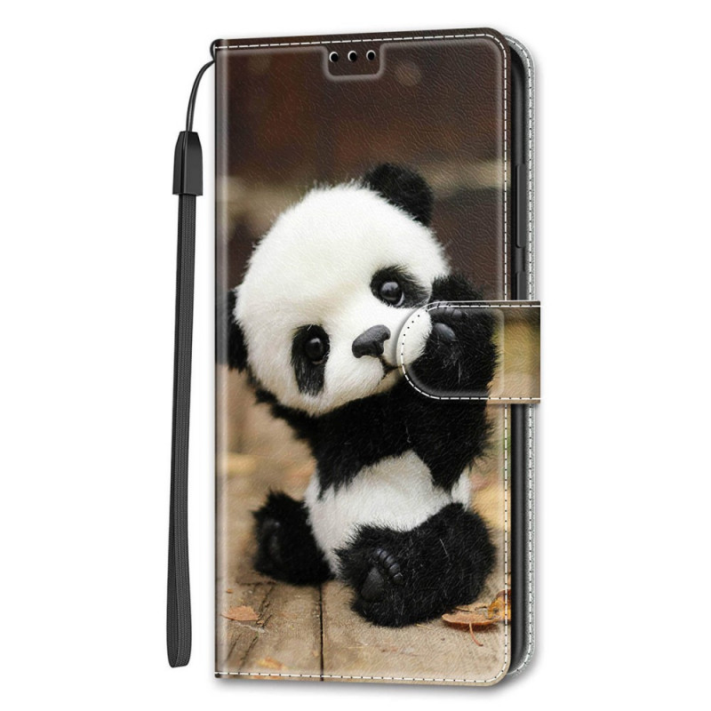 Samsung Galaxy S22 Ultra 5G Play Small Panda Strap Case