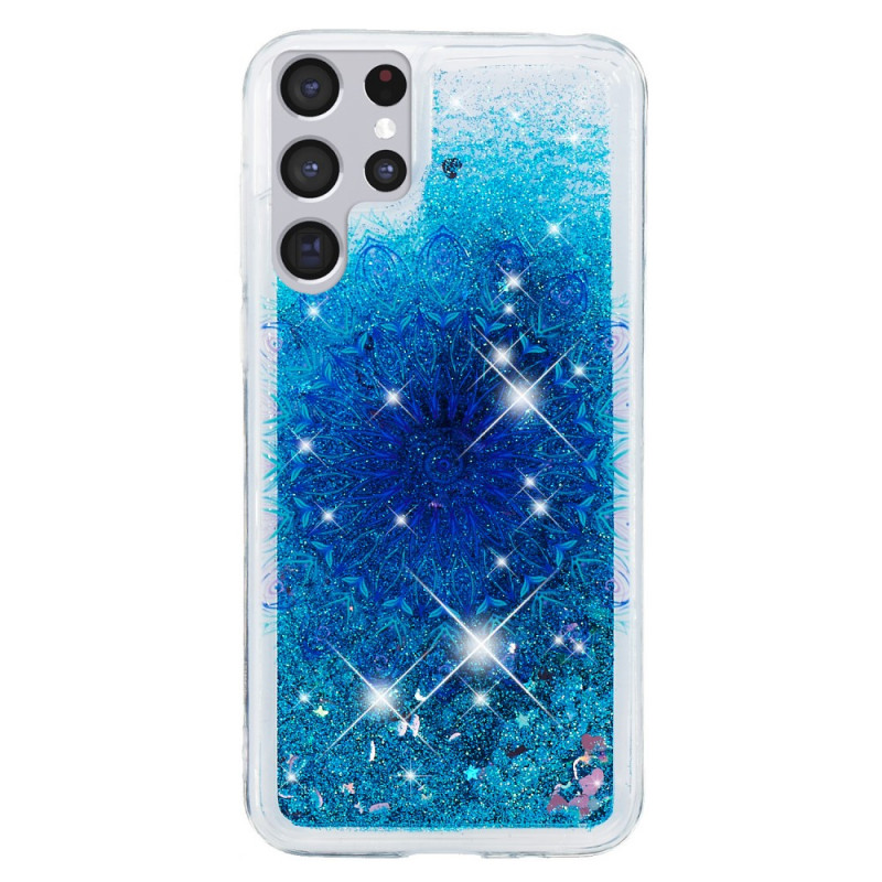 Samsung Galaxy S22 Ultra 5G Mandala Glitter Case