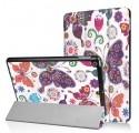 iPad 9.7 2017 Case Butterflies and Flowers