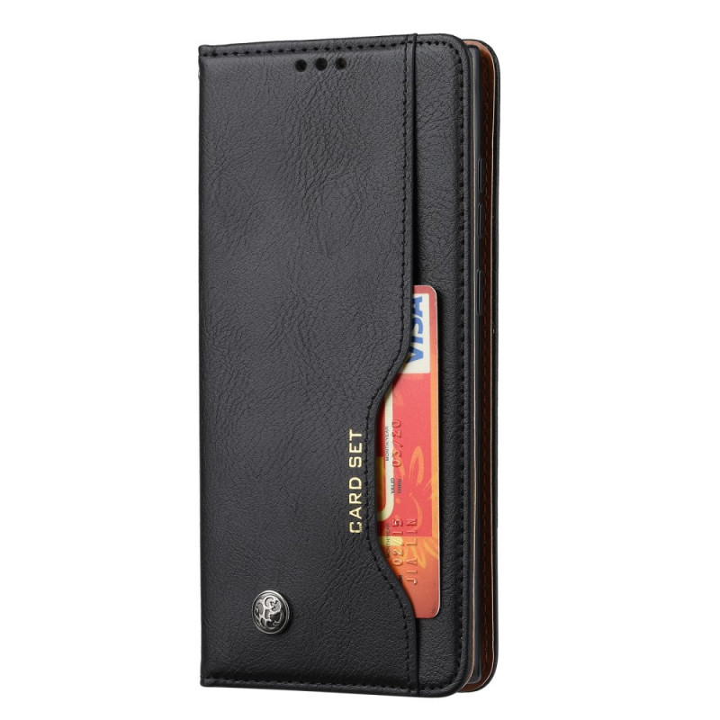 Flip Cover Samsung Galaxy S22 Ultra 5G The
atherette Card Case
