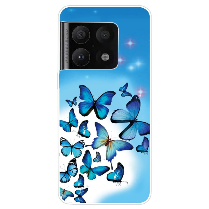 OnePlus
 10 Pro 5G Blue Butterflies Cover