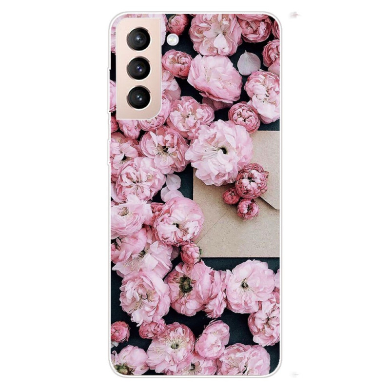 Samsung Galaxy S22 Plus 5G Pink Flower Case