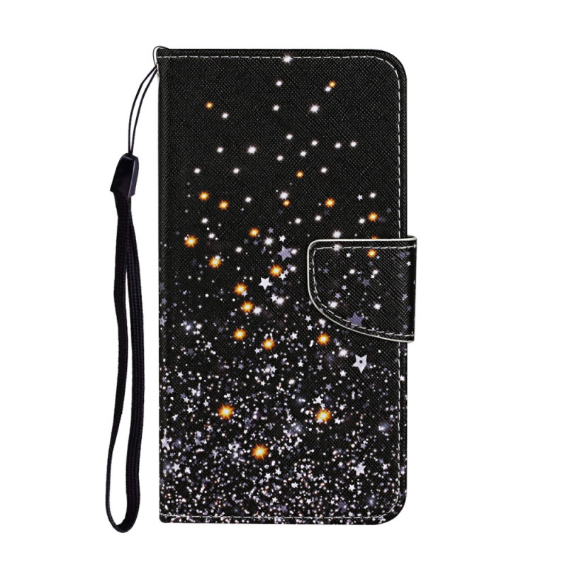 Samsung Galaxy S22 Plus 5G Star and Glitter Case with Strap