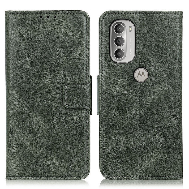 Moto G51 5G The
ather Case Reversible Clasp