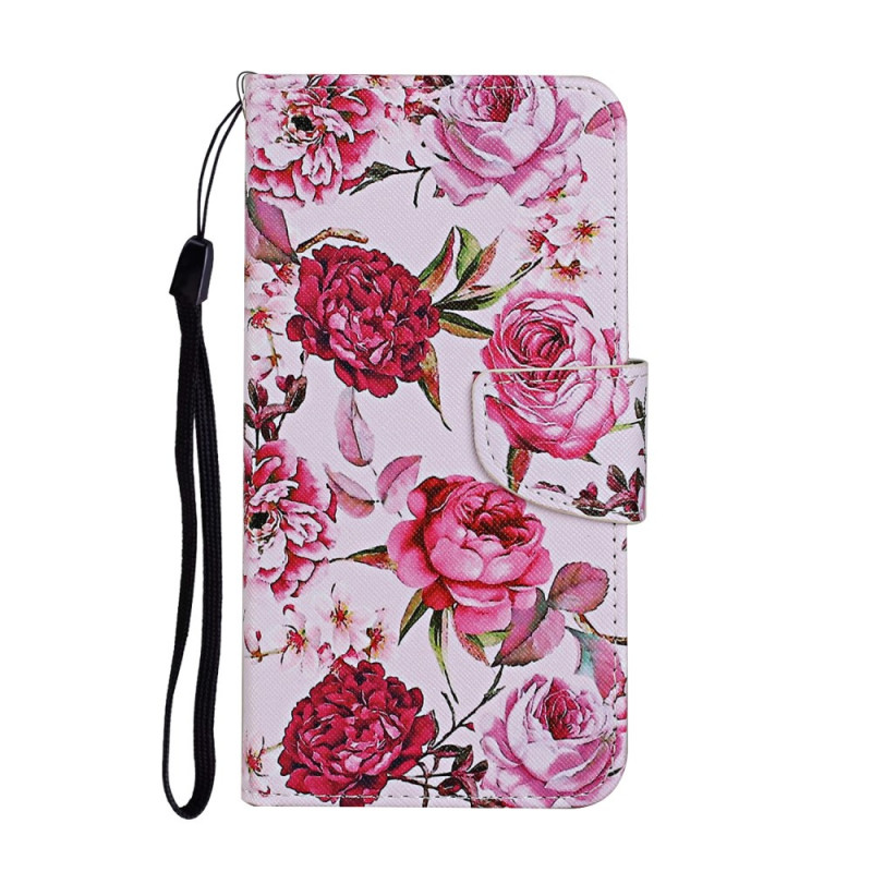 Case Samsung Galaxy S22 Plus 5G Magistral Flowers with Strap