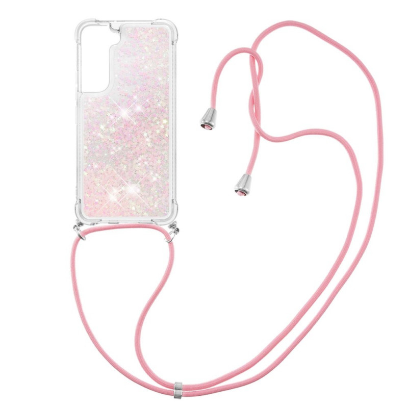 Samsung Galaxy S22 Plus 5G Glitter Case with Drawstring