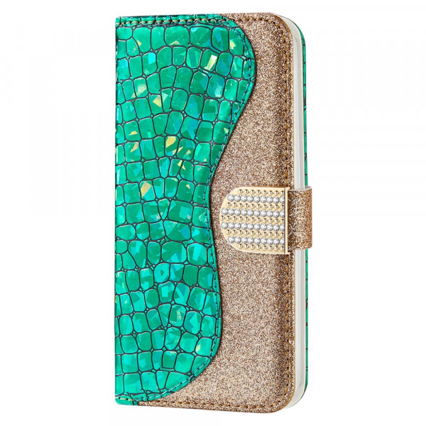 Samsung Galaxy S22 Plus 5G Case Croco Diamonds