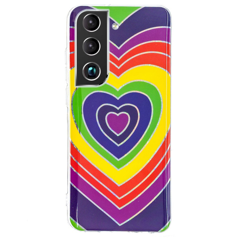 Samsung Galaxy S22 Plus 5G Psychedelic Heart Case